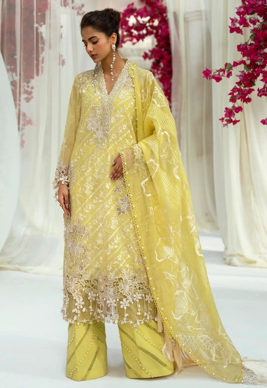 Lemon Color Luxury Dress By Neha's