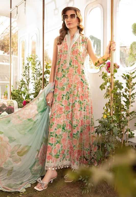 Multi Floral Lawn Suite By Neha's